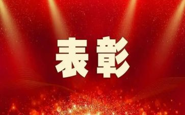 表彰活动方案8篇