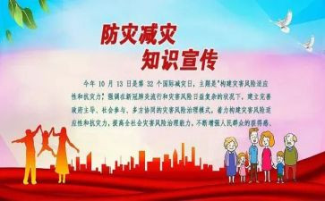 全国防灾减灾日宣传活动总结8篇