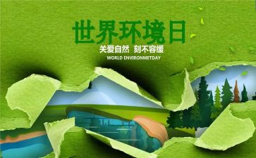 世界环境日活动总结推荐8篇