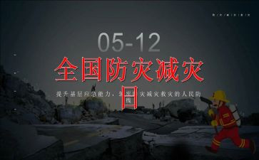 防震减灾个人总结5篇