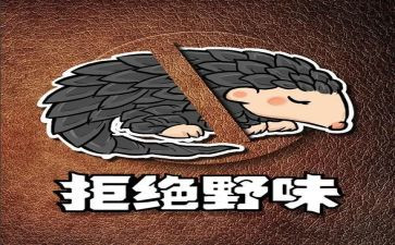 有关拒绝野味的演讲稿6篇