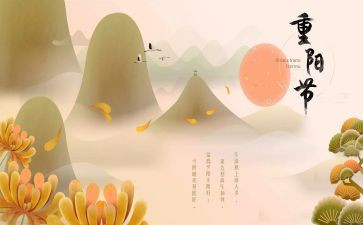 重阳敬老活动方案策划8篇
